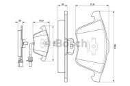 Комплект тормозных колодок BOSCH 0 986 494 104