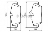 Комплект тормозных колодок BOSCH 0 986 494 120