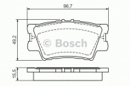 Комплект тормозных колодок BOSCH 0 986 494 154
