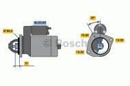 Стартер BOSCH 0 986 023 200