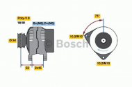 Генератор BOSCH 0 986 042 071
