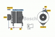 Генератор BOSCH 0 986 043 151