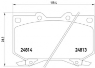 Комплект тормозных колодок HELLA PAGID 8DB 355 014-711