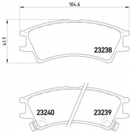 Комплект тормозных колодок HELLA PAGID 8DB 355 017-051