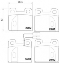 Комплект тормозных колодок HELLA PAGID 8DB 355 017-541