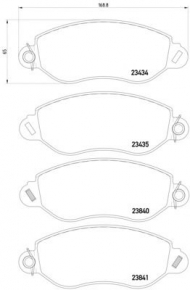 Комплект тормозных колодок HELLA PAGID 8DB 355 019-451