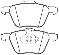 Комплект тормозных колодок ASVA AKD-0224