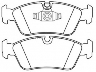 Комплект тормозных колодок ASVA AKD-1011