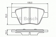 Комплект тормозных колодок BOSCH 0 986 494 416