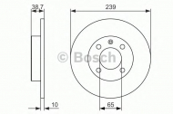 Тормозной диск BOSCH 0 986 479 824