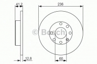 Тормозной диск BOSCH 0 986 479 830