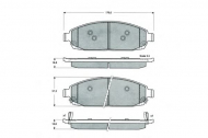 Комплект тормозных колодок PROCODIS FRANCE PF1552