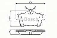 Комплект тормозных колодок BOSCH 0 986 494 437