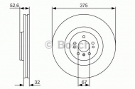 Тормозной диск BOSCH 0 986 479 R31