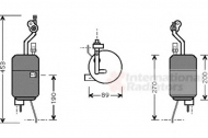 Осушитель VAN WEZEL 1800D409