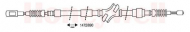 Трос BENDIX 432062B