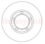 Тормозной диск BENDIX 561067B