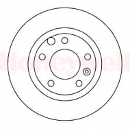 Тормозной диск BENDIX 561627B