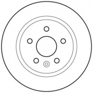 Тормозной диск BENDIX 562651BC
