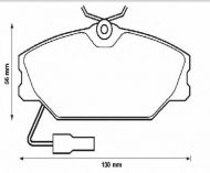 Комплект тормозных колодок BENDIX 571313B