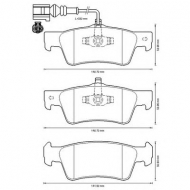 Комплект тормозных колодок BENDIX 573303B