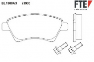 Комплект тормозных колодок FTE BL1900A3