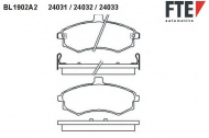 Комплект тормозных колодок FTE BL1902A2