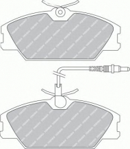 Комплект тормозных колодок FERODO FSL406
