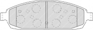 Комплект тормозных колодок FERODO FDB4002