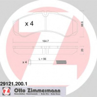 Комплект тормозных колодок ZIMMERMANN 29121.200.1