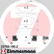 Комплект тормозных колодок ZIMMERMANN 23709.190.2