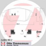 Комплект тормозных колодок ZIMMERMANN 24883.180.2