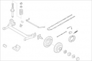 Подвеска колеса DELPHI FORD-01073-R