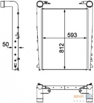 Теплообменник HELLA 8ML 376 746-371