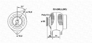 Генератор MAGNETI MARELLI 943355147010