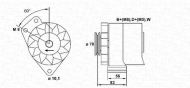Генератор MAGNETI MARELLI 943356510010