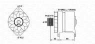 Генератор MAGNETI MARELLI 943356565010