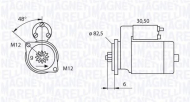 Стартер MAGNETI MARELLI 063521240200