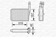 Теплообменник MAGNETI MARELLI 350218157000