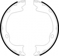 Комлект тормозных накладок HELLA 8DA 355 051-101