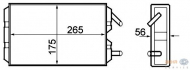Теплообменник BEHR HELLA SERVICE 8FH 351 308-751