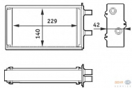 Теплообменник BEHR HELLA SERVICE 8FH 351 311-001