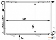 Теплообменник BEHR HELLA SERVICE 8MK 376 710-651