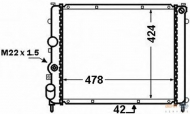 Теплообменник BEHR HELLA SERVICE 8MK 376 771-661