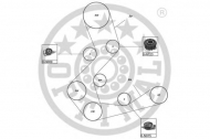 Ременный комплект OPTIMAL SK-1078