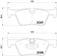 Комплект тормозных колодок PAGID T3138