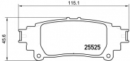 Комплект тормозных колодок PAGID T3147
