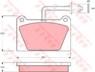 Комплект тормозных колодок TRW GDB336