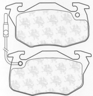 Комплект тормозных колодок QH Benelux BP361