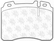 Комплект тормозных колодок QH Benelux BP693